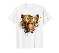 Tigre stampa animale arte amanti degli animali tigri Maglietta