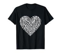 Tigre Stripe Cuore Forma Cute Rescue Shelter Maglietta