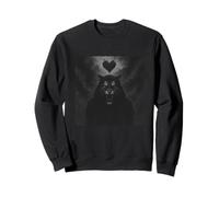 Tigre Tristo Mietitore Mantello Spaventoso Horror Cuore Halloween Felpa