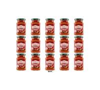 Tigullio Pesto con Pomodori Secchi e Pistacchi, 190 g, Confezione da 15, + portachiavi italy shop service