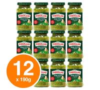 Tigullio Star Gran Pesto alla Genovese 100% Basilico Fresco 12 Vasetti da 190g