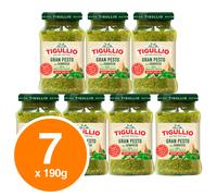 Tigullio Star Pesto Sugo Pronto 7 Vasetti Condimento Basilico Radicchio Peperoni