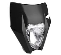 Tihebeyan Copertina PER Fari Motociclistica ABS ABBILE LAMMADE GRANDE PAMTRO SULLE ASCOLTA RESISTANTE DELLE MEMENZIONE PER 125SX 150SX 250SX 250EXC SEI GIORNI CON OPZIONI ARANGE NERA (BLACK)