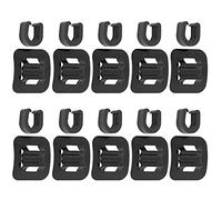 Tihebeyan Guida alla Base del Cavo per Biciclette con 10 Set con Fibbia C -Clamp/Holder, Accessorio per Ciclo di Luce per Cavi Ordinati, Freno per Freni in Lega in Lega di Alluminio