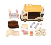 Tihebeyan Incoraggiare l'interazione Sociale, Giocattolo di Scuolabus di Plastica Premium, Migliorare la Coordinazione per Gli Occhi della Mano, Giocare a Autobus per Bambini per Bambini
