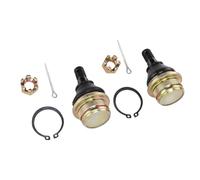 Tihebeyan Kit di Giunti a Sfera Inferiore, Giunti a Sfera di Ricambio 2 Pcs, 59266-1080 in Gomma in Acciaio in Lega con Dadi a Fessura, Perni Cuoio per Kaf400 Mulo 600, Set Completo con Tutto