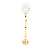 Tihebeyan Luci da Bambola, Lampada in Miniatura 1/12 Scala Lampada da Pavimento della Casa a LED con Luce Funzionale per Micro Paesaggio del Soggiorno da Cucina
