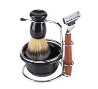 Tihebeyan Manuale del Kit Affare Supporto in Acciaio Inossidabile per Uomini con Tetti di Legno e Capelli