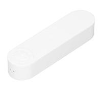 Tihebeyan Modello Orso Cartone Animato Portatile Scatola di Cotone di Cotone con Copertura Mini Scatola di Tampone di Viaggio/Copertura per il Tavolo di Trucco Materiale ABS (WHITE)