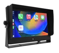 Tihebeyan Monitoraggio della Fotocamera di Backup, Kit di Schermata di Visualizzazione Touchscreen Wireless 10,1 Pollici per Veicoli con Veicolo con Ingressi Video 1080p Registratore di