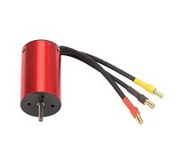 Tihebeyan Motore per Auto RC da 5900kv Motore Senza Spazzole Senza Spazzole 4 Pole Alta in Alluminio CNC in Lega Impermeabile a Prova di Polvere con Albero in Acciaio Inossidabile per 1/12 Auto di