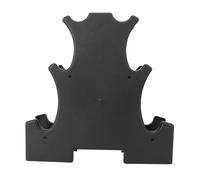 Tihebeyan Rastrelliera per Manubri Supporto per Supporto per Manubri a 3 Livelli per Organizzazione Palestra Domestica Staccabile, Robusto Portaoggetti per in PVC per Allenamento di Forza Design