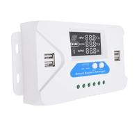 Tihebeyan Regolatore della Batteria del Pannello Solare 40A, Design Intuitivo, 4 Porte USB, Uso Efficiente e Universale, Versatile, Protezioni Multiple, Telefoni a Carico Rapido, Tablet e Altro Ancora