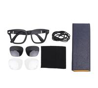 Tihebeyan Smart Glasses, Bluetooth 5.3 con Traduzione in Tempo Reale in 25 Lingue AI Teacent Glasses with Chatgpt 4.0 Access per Nessuna Mani Musica e Chiamate