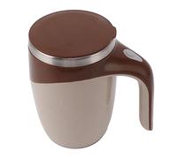 Tihebeyan Tazza di caffè in Auto Agitazione, Tazza Che Si Agita Auto Agitazione Automatica Tazza Mescolante con un Miscelatore di Coperchio Tazza di Miscelazione Elettrica Tazza a Batteria (BROWN)