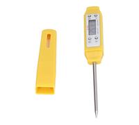 Tihebeyan Termometro Alimentare Digitale, Stile di Penna Termometro a Lettura Istantanea con Elevata Sonda di Precisione per la Produzione di Caramelle Liquide di Carne (YELLOW)