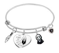 Tihnvk Horror Merchandise Scream Merchandise Ghost Face Bracciale Horror Movie Regali