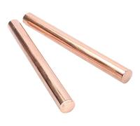 TIHONORI 2 Pezzi di Lunghezza 1000 mm Barre di Rame Diametro 2 mm-16 mm aste tonde di Rame Adatte per l'artigianato in Metallo,2.5mm