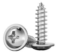 TIHONORI 200 Pezzi Viti a Testa Pan Phillips M2.6 in Acciaio Inossidabile 304 con Rondella, Lunghezza 14mm-20mm per Elettronica e Dispositivi di Precisione,14mm