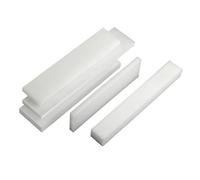 TIHONORI Barra Piatta in Nylon Bianco 300 mm di Lunghezza, Asta in plastica Solida per Uso Industriale, Lavorazione, Tagliere e Parti meccaniche, 1 Pezzo,20mm*200mm