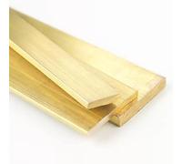 TIHONORI Barra Piatta in Ottone, Spessore 2-32 Mm, Larghezza 3-100 Mm, Lunghezza 100/500 Mm, Barra Piatta in Ottone, Laminatoio A Piastre Solide,3mm*20mm*500mm
