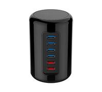 Tiiiopkvvv Adattatore di alimentazione Hub USB 3.0 Caricatore Veloce Hub Desk Splitter RJ45 Ethernet Expander Accessori Computer per MacBook Pro