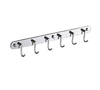 Tiiiopkvvv Appendiabiti a parete in acciaio inox Appendiabiti, Gancio di fila, Appendiabiti a parete, Appendiabiti dietro la porta, Gancio appendiabiti per bagno Hardware Gancio appendiabiti