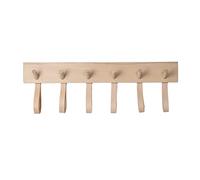 Tiiiopkvvv Appendiabiti da parete a parete, appendiabiti in legno, appendiabiti in stile minimalista, gancio da parete, può essere utilizzato per ingresso, portico, soggiorno, camera da letto
