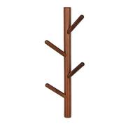 Tiiiopkvvv Appendiabiti da parete artigianale minimalista gancio albero ramo appendiabiti fatto a mano ingresso in legno cappello portachiavi gancio appendiabiti appendiabiti appendiabiti albero