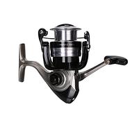 Tiiiopkvvv Bobina da pesca intercambiabile Rocker cuscinetto in acciaio inox anti-inversione design adatto per principianti e appassionati di pesca (colore: nero + argento) serie 2500