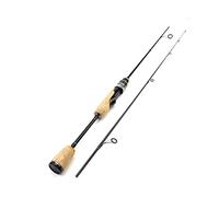 Tiiiopkvvv Canna da pesca 1.68M Ultra Light Lure Rod Ul Power 2-6g Peso esca 3-7 libbre in fibra di carbonio Manico in legno Canna da pesca Attrezzatura da pesca Combo da pesca