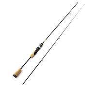 Tiiiopkvvv Canna da pesca canna da pesca, 1,68 m, manico in legno, canna da pesca ultra leggera, 2-6 g, peso 1,4-3,2 kg, canna da pesca in carbonio