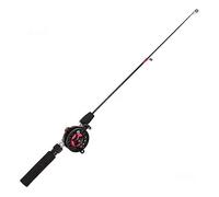 Tiiiopkvvv Canna da pesca canna da pesca con ruota, liscia, confortevole, resistente all'usura, ad alta temperatura, oceano, lago, fiume, crociano, carpa, pesce grande, attrezzatura da pesca quattro