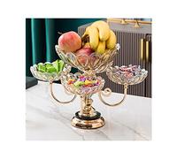 Tiiiopkvvv Cesto per frutta e verdura da banco per frutta e verdura, cesto di frutta, ciotola per cucina, piano di lavoro, impilabile, multistrato, vassoio per frutta, centrotavola