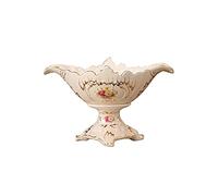 Tiiiopkvvv Ciotola di frutta vassoi in ceramica piatti di frutta creativi rack frutta stand torta stand soggiorno tavolino decorazione (colore: A) (B)