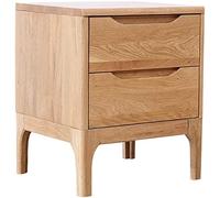 Tiiiopkvvv Comodino generico per camera da letto, armadietti nordico in legno massello, comodini con due cassetti in rovere con doppio cassetto, mobili per camera da letto, mobili in legno massello
