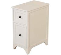 Tiiiopkvvv Comodino generico per camera da letto armadio stretto camera da letto piccolo comodino tavolo 2 cassetti/completamente assemblato/risparmia spazio per casa ufficio (dimensioni : 204053 cm