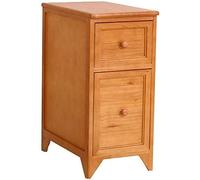 Tiiiopkvvv Comodino generico per camera da letto comodino 2 cassetti in legno massello W-20-25-30 cm piccolo appartamento camera da letto armadio a fessura ultra stretta per casa ufficio (dimensioni