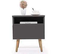 Tiiiopkvvv Comodino generico per camera da letto, comodino argentato, tavolino da caffè in stile moderno, arredamento per camera da letto, con cassetto, per casa e ufficio