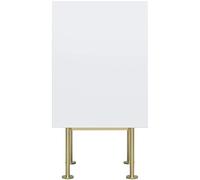 Tiiiopkvvv Comodino generico per camera da letto, comodino con porta, rettangolare, per camera da letto, mobile, finitura liscia laccata, MDF/ferro, per casa e ufficio