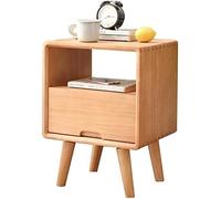 Tiiiopkvvv Comodino generico per camera da letto comodino in pino massello nordico camera da letto semplice comodino con cassetti e gambe di montaggio per casa ufficio (colore: marrone) (colore legno)