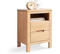 Tiiiopkvvv Comodino generico per camera da letto, comodino nordico per camera da letto con 2 cassetti, comodino semplice e moderno, multifunzione, per casa e ufficio