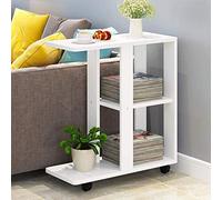 Tiiiopkvvv Comodino generico per camera da letto divano comodino/tavolino moderno e minimalista piccolo tavolino/comodino, tavolino da caffè, supporto per computer portatile/mini tavolo per casa e