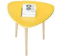 Tiiiopkvvv Comodino moderno per camera da letto, comodino perfetto comodino o decorazione piccoli spazi, tavolino rotondo bianco rotondo e 3 gambe per casa ufficio