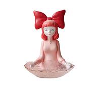 Tiiiopkvvv Controsoffitto Frutta e Verdura Cestino Ciotola Nuova Ragazza Vetro Frutta Vassoio Casa Soggiorno Tavolino Snack Candy Storage Tray Luce Lusso Ornamenti Decorativi Centrotavola