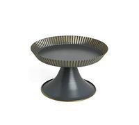 Tiiiopkvvv Controsoffitto Frutta e Verdura Cesto Ciotola Piatto di Frutta Nero Rotondo Metallo Piatto di Frutta Casa Soggiorno Sala da pranzo Alto Retro Ferro Battuto Candy Bowl Art Vassoio di frutta