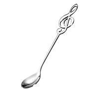 Tiiiopkvvv Cucchiaio da caffè cucchiaio europeo in acciaio inossidabile piccolo cucchiaio creativo cucchiaio per mescolare gelato tè cucchiai da caffè cucchiai da caffè cucchiaio da zuppa (dimensioni