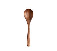 Tiiiopkvvv Cucchiaio di legno cucchiaio per la casa con manico lungo cucchiaio da zuppa grande cucchiaio da pasto cucchiaio cucchiaio cucchiaio miele cucchiaio riso porridge cucchiaio 6 pezzi