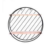 Tiiiopkvvv Home Display Semplice Geometrico Ferro Arte Ornamento Casa Camera Da Letto Stanza Da Parete Scaffale Multifunzione Galleggiante Scaffale Portarivist