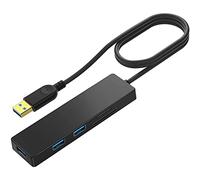 Tiiiopkvvv Hub USB 3.0 Adattatore Lettore di Schede Splitter USB 3.0 Hub per PC Computer Accessori